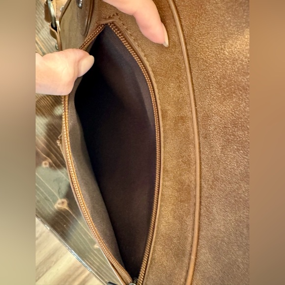 American Bling by Montana West Tan Studded Conceal Carry Tote Bag - Picture 4 of 10